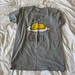 GUDETAMA JUST CANT T-SHIRT